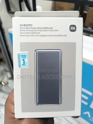 Xiaomi Ultra Slim Power Bank 5000mAh Portable 20W Fast-Charging.