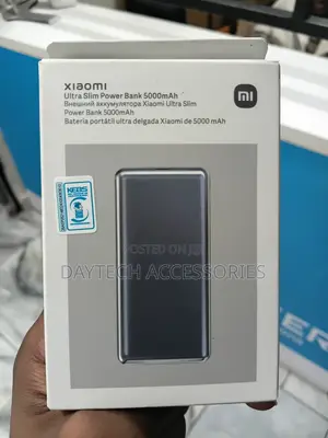 Xiaomi Ultra Slim Power Bank 5000mAh Portable 20W Fast-Charging.