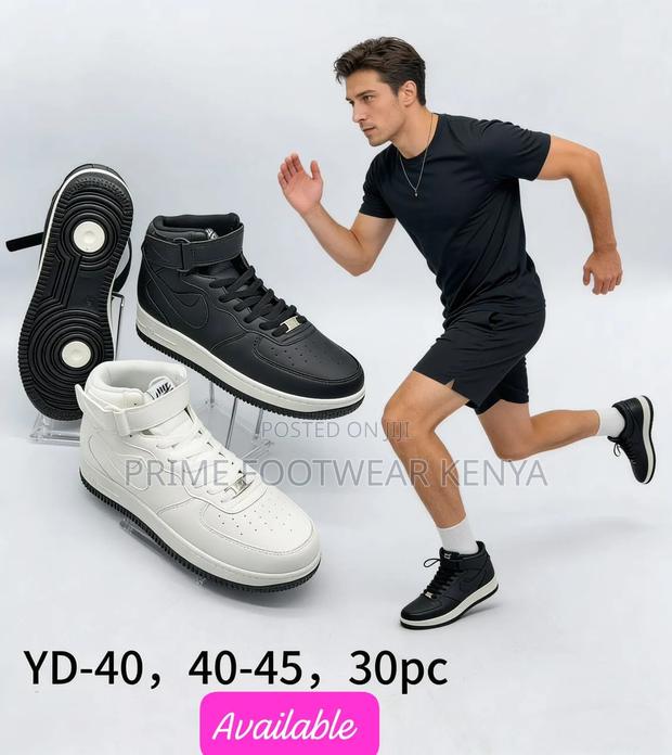 Unisex Sneakers Black White | Size 41–45 | Premium Footwear Kenya