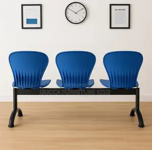 Reception Bench; 3-Link Plastic Reception Benches