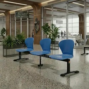 Reception Bench; 3-Link Plastic Reception Benches