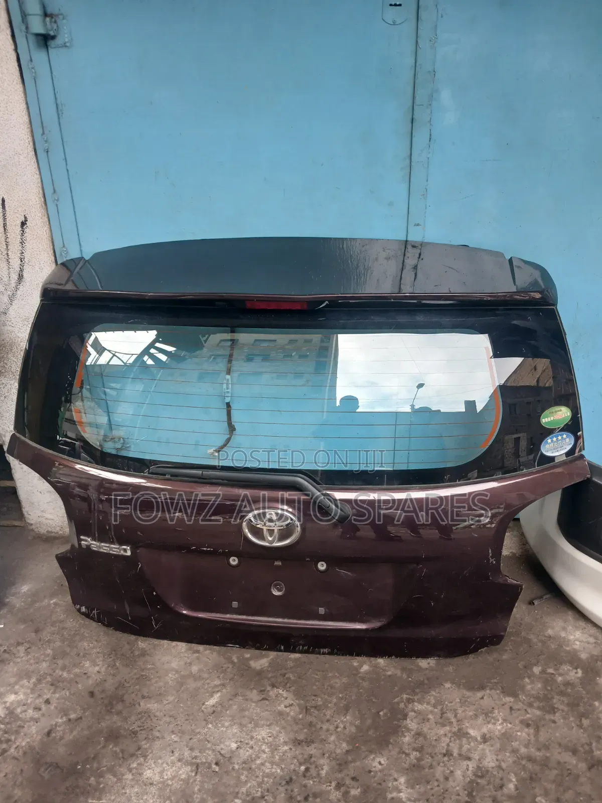 Boot Door Toyota Passo New Model