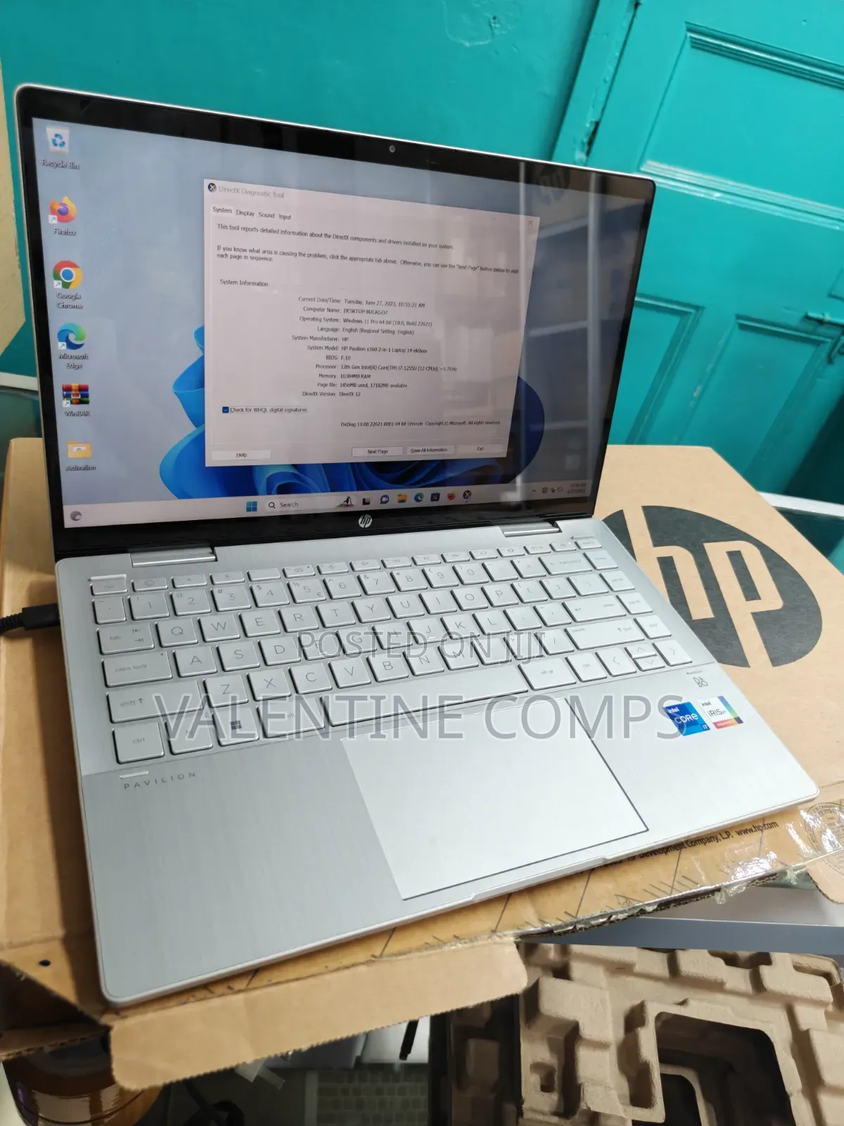 Laptop HP Pavilion x360 14 16GB Intel Core i7 SSD 512GB