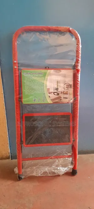 Best Price 2-Step Steel Step Stool (Red and Black)