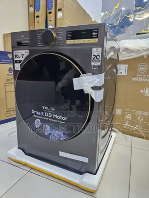 The TCL 10.5kg/7kg Wash and Dry Front-Load Washing Machine