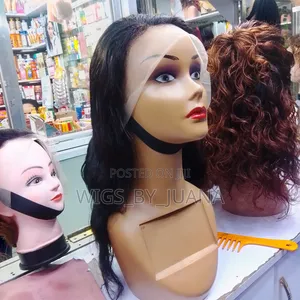 Cute Human Hair Wig Unit 18 Inches
