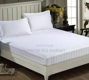 Stripped Bedsheets+ 2 Pillow Cases