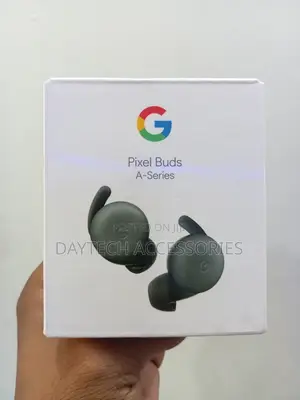 The Google Pixel Buds a-Series Wireless Earbuds in a Dark Olive