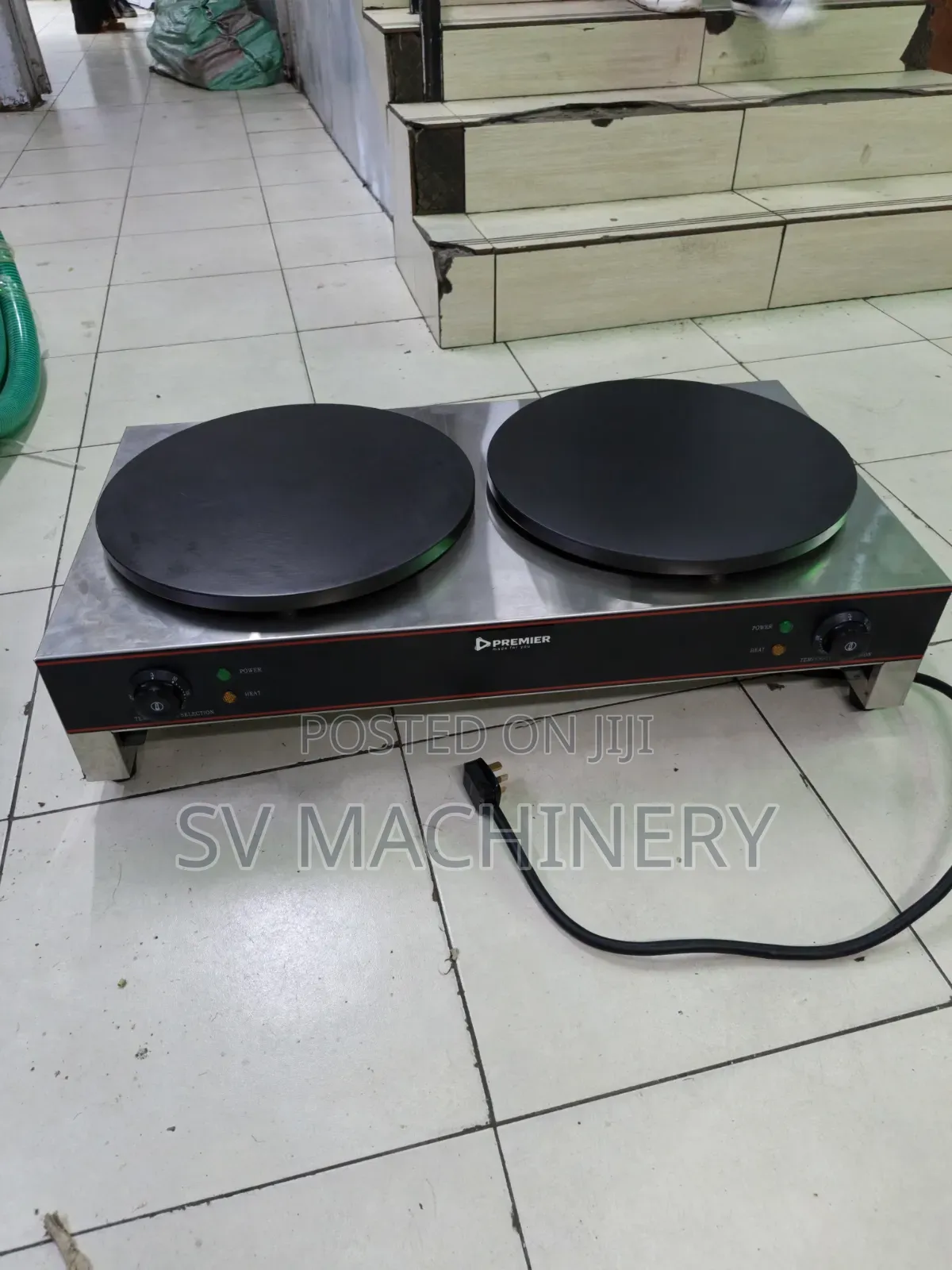 Heavy Duty Double Electric Pancake Maker (Crepe Maker)