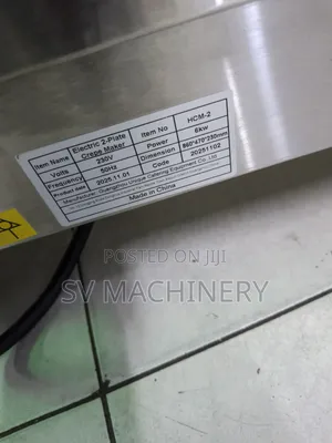 Heavy Duty Double Electric Pancake Maker (Crepe Maker)