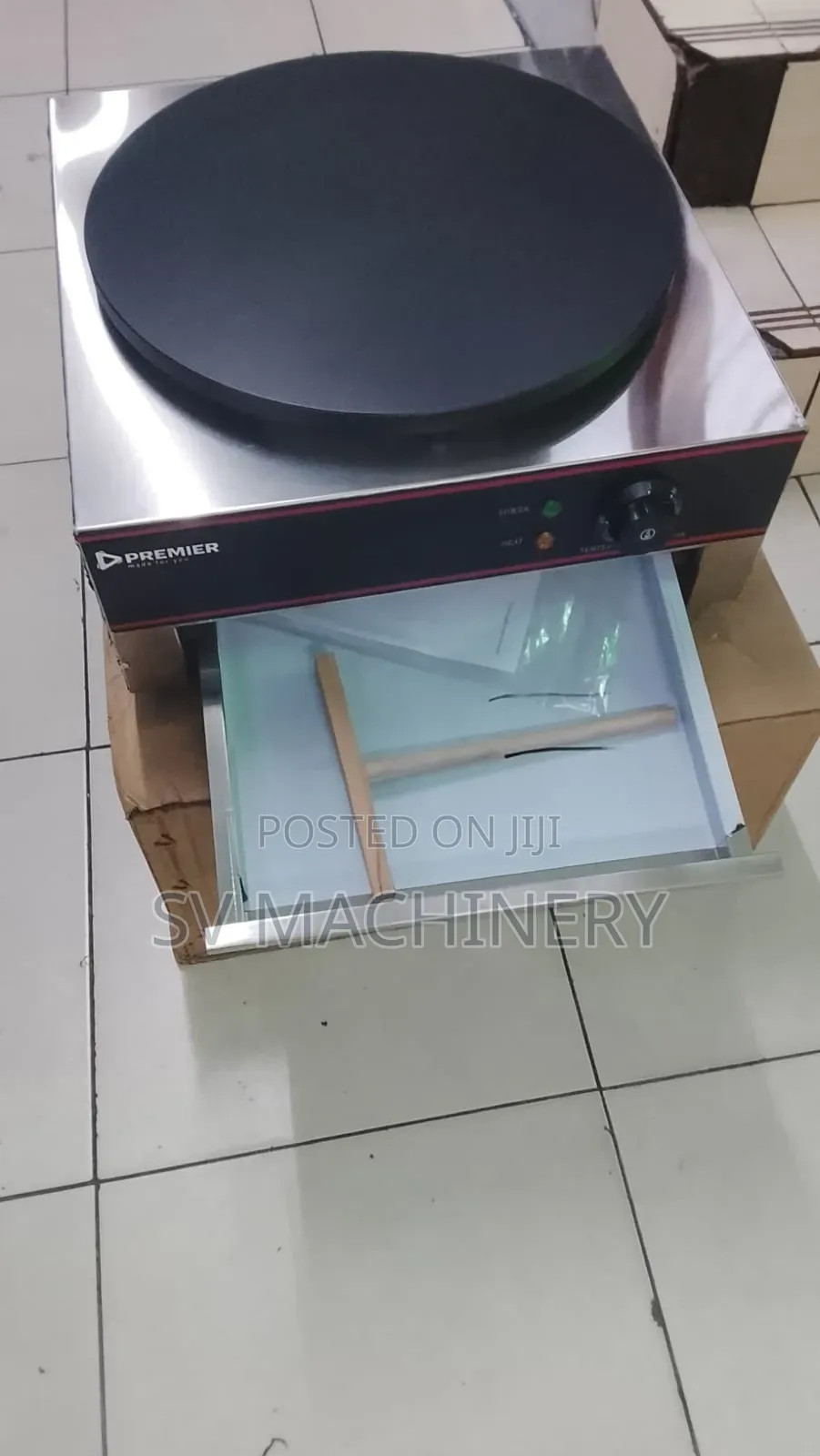 Heavy Duty Single Plate Electric Pancake Maker (Crepe Maker)