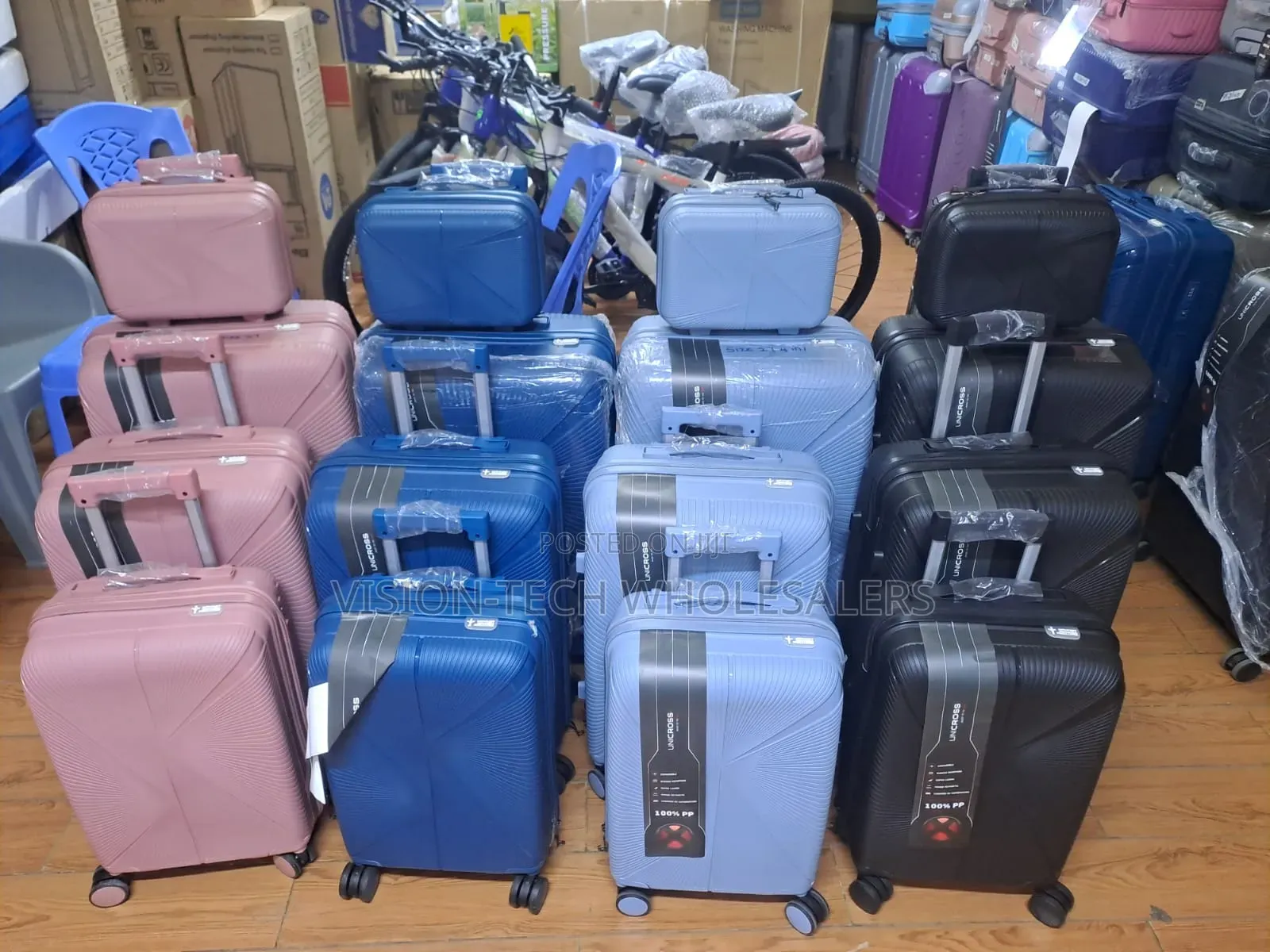 4 in 1 Rubber Suitcase,;:"