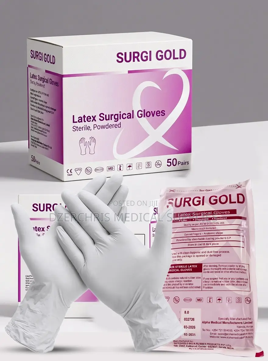 Sterile Latex Surgical Gloves