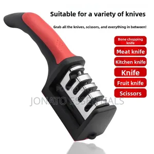 4 Stage Kitchen Knife Sharpener Ergonomic Tool