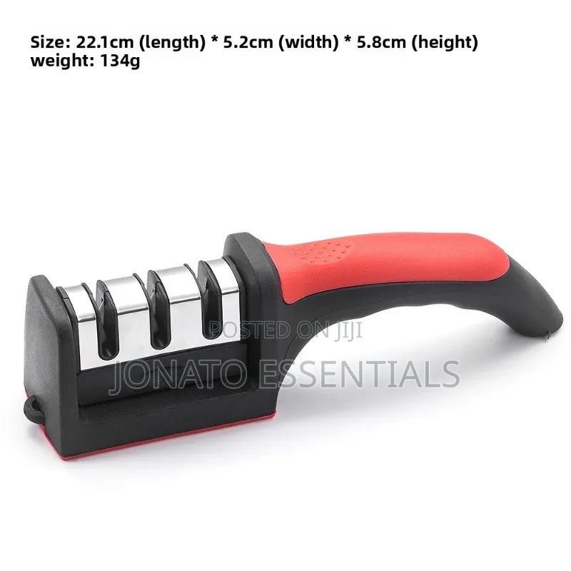 4 Stage Kitchen Knife Sharpener Ergonomic Tool