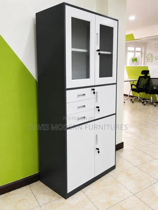 3-Sections Multi-Functional Office Storage Cabinet - main view