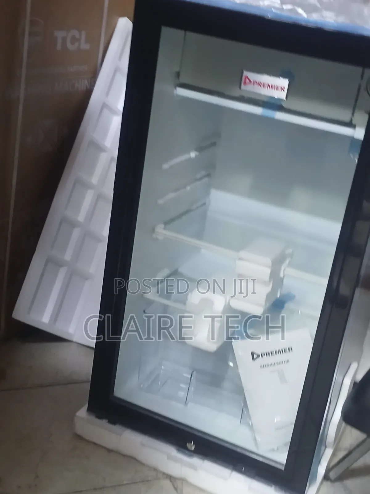 Premier 55L Glass Showcase Refrigerator
