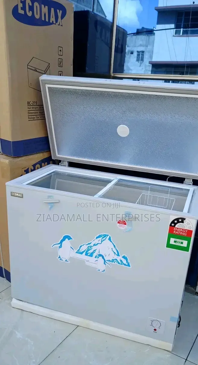 With Guard Gift. New Ecomax 219L Chest Freezer. Free Guard