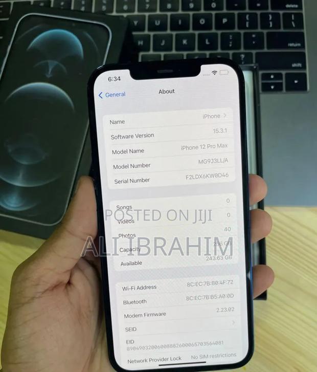 Apple iPhone 12 Pro Max 256 GB Blue - thumbnail 5