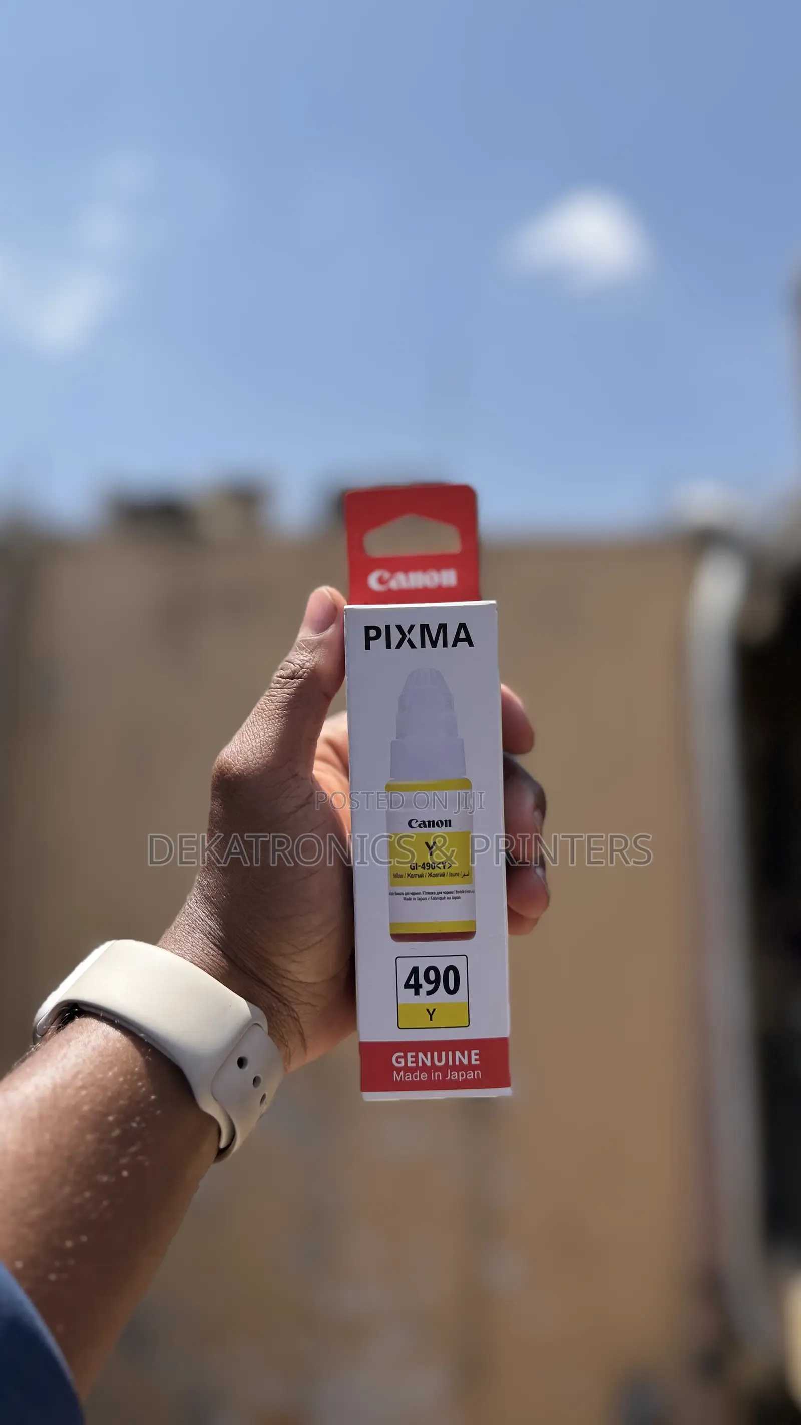 Canon Yellow Gi-490 Original Ink