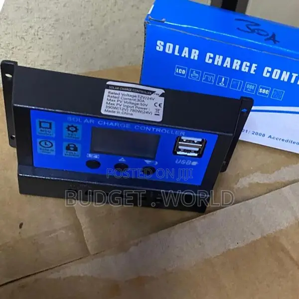 30A PWM Solar Charge Regulator for Off-Grid Power