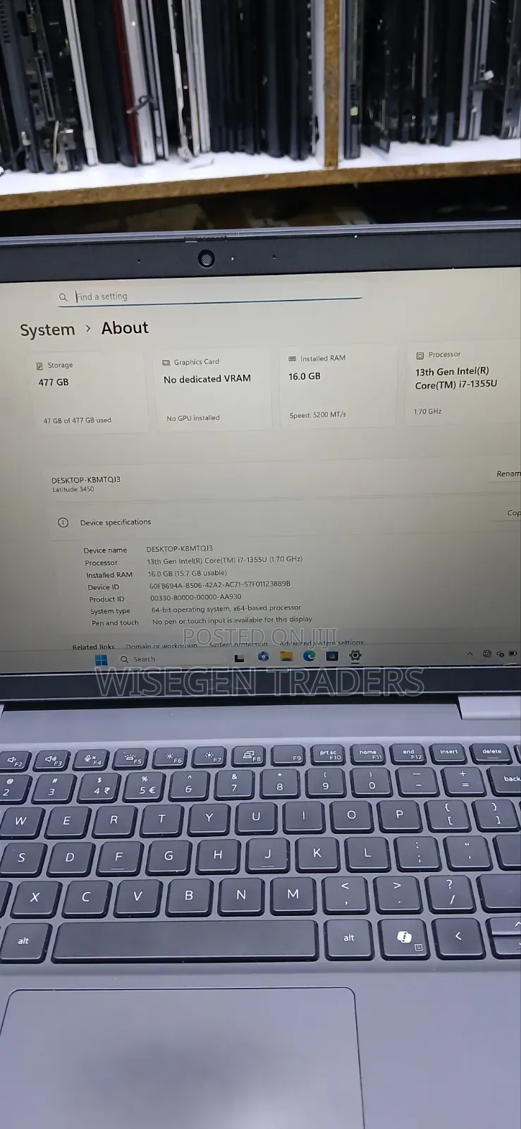 Laptop Dell Latitude 14 3450 16GB Intel Core i7 SSD 512GB