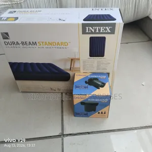 Blue Intex 4by6 Air Mattress