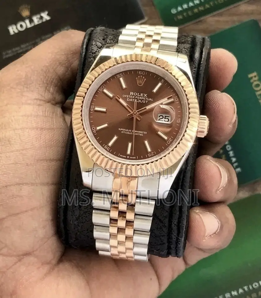 Chocolate and Everose Gold Automatic Rolex