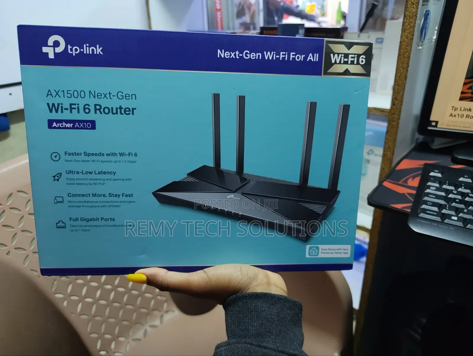 Tp Link AX1500 Wi-Fi 6 Router- Archer Ax10