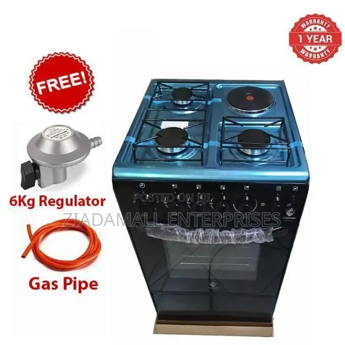 With Grilled Oven. Stand Alone Olelon 3+1cooker. Oven Electric