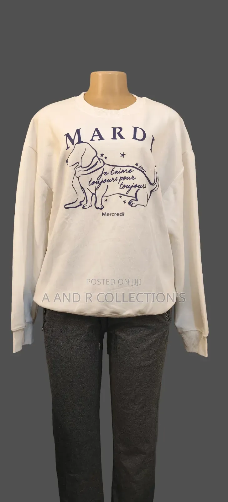 Wholesale Mardi Mercredi Graphic Sweaters, Hoodies T-Shirts