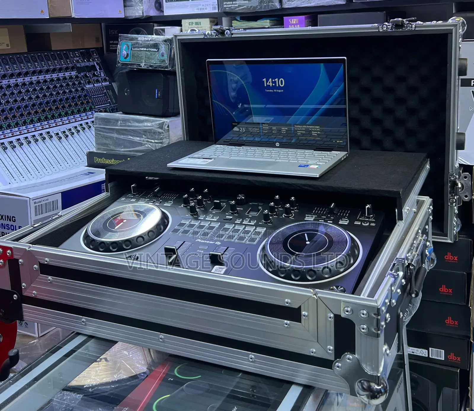 Pioneer DJ DDJ-REV1 2-Channel Controller With Gliding Laptop Road Case