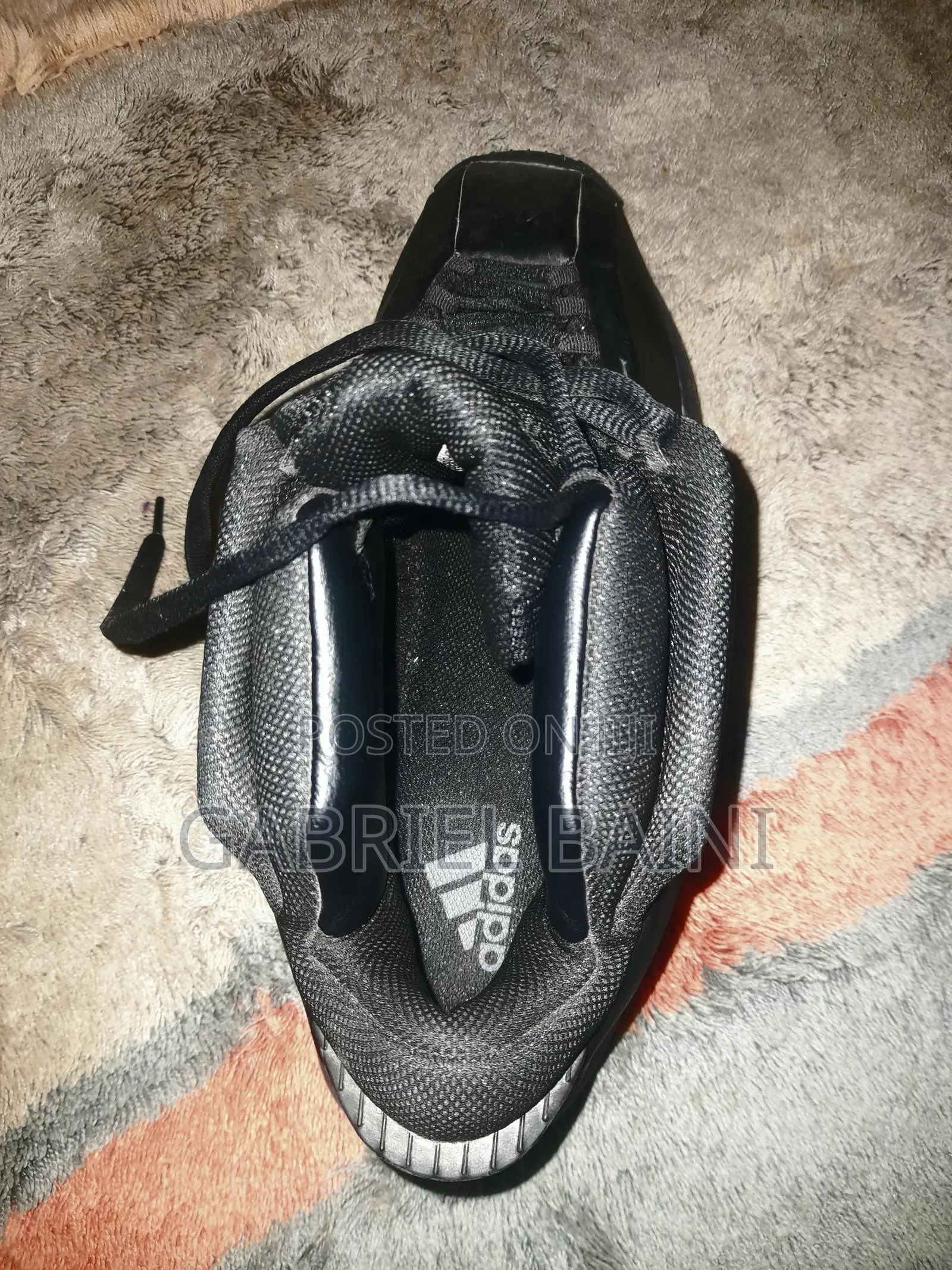Adidas Men’s Black High Top Basketball Shoes