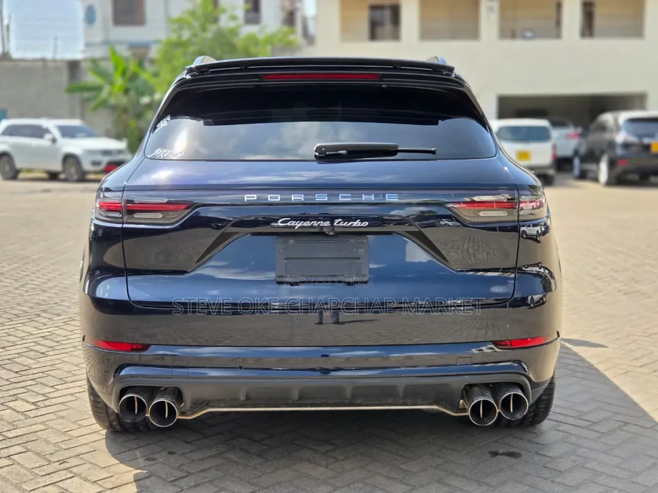 Porsche Cayenne Turbo S AWD 2018 Matt Black