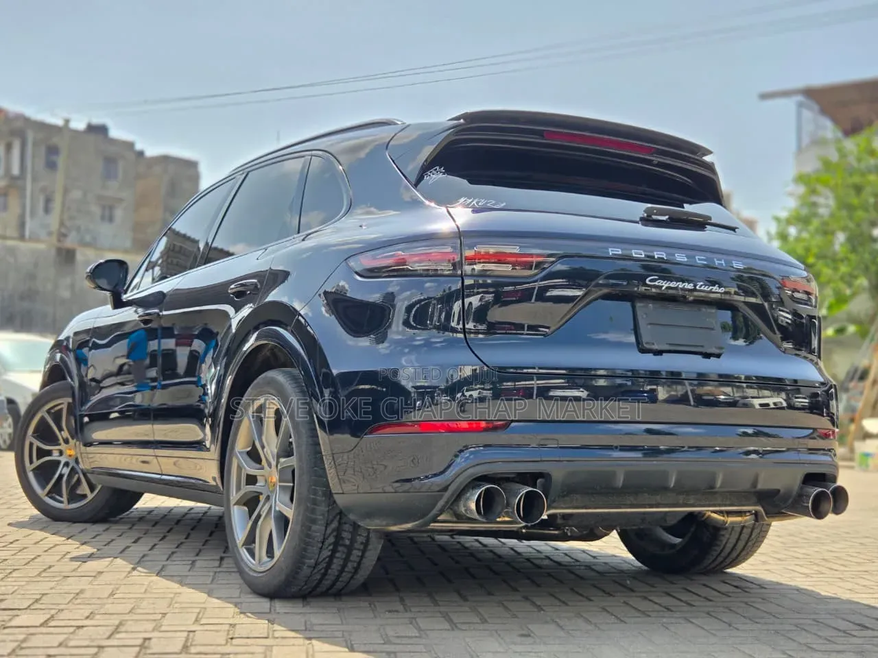 Porsche Cayenne Turbo S AWD 2018 Matt Black