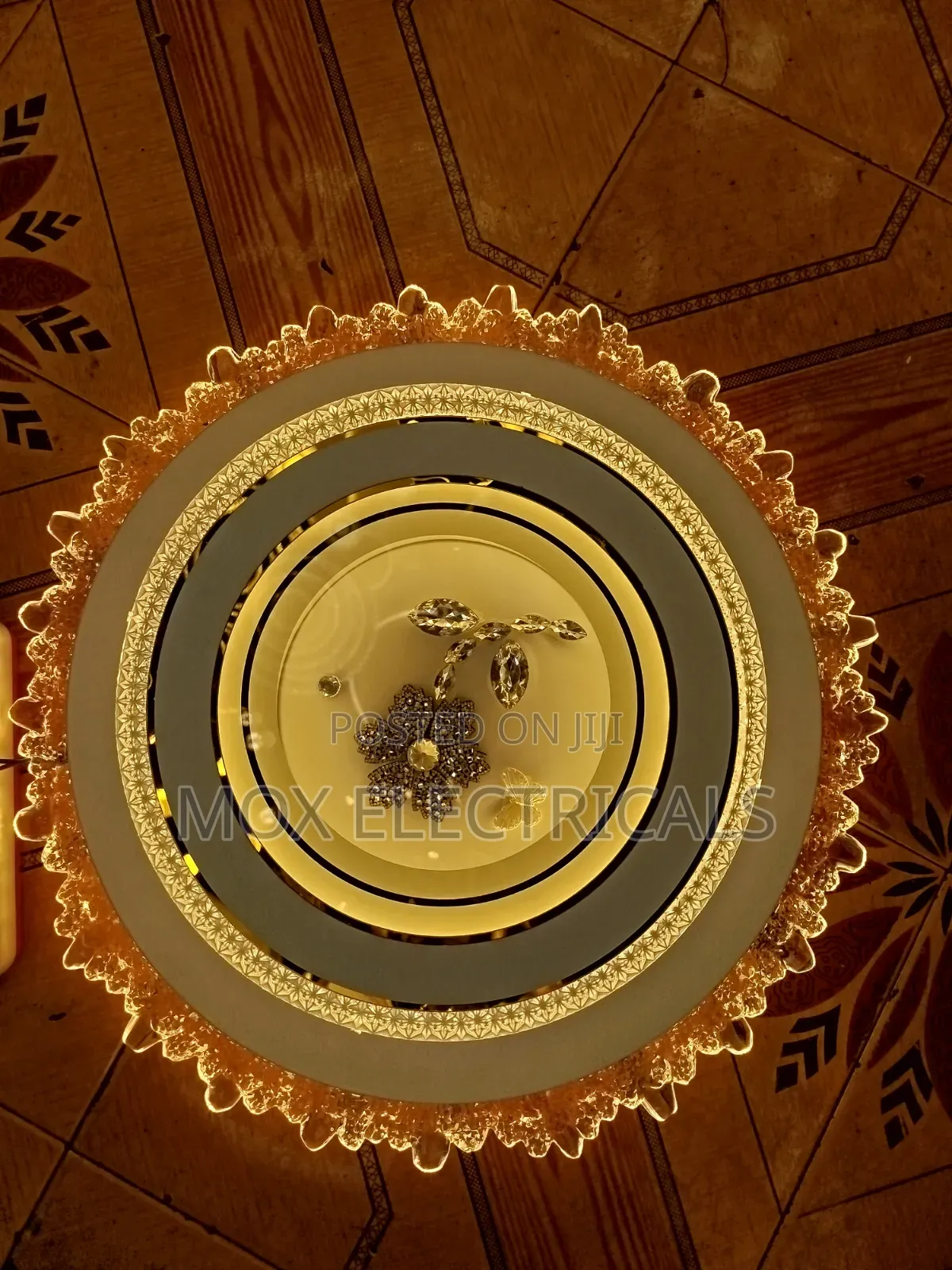 Elegant Round Flush Mount Ceiling Light