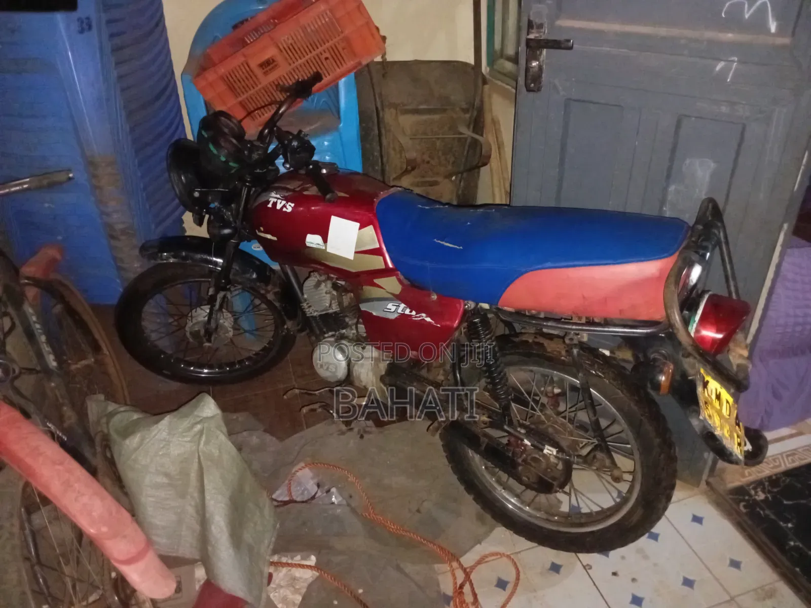 TVS XL 100 2013 Red