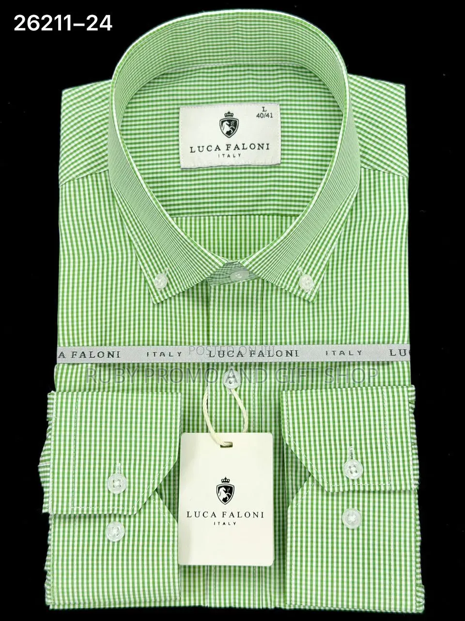 Men's Official Checked Long Sleeved Shirts