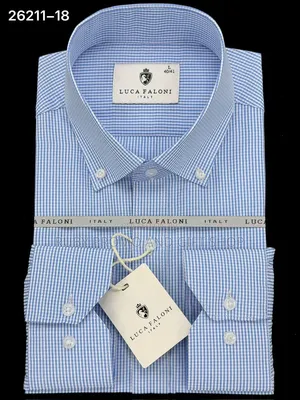 Men's Official Checked Long Sleeved Shirts