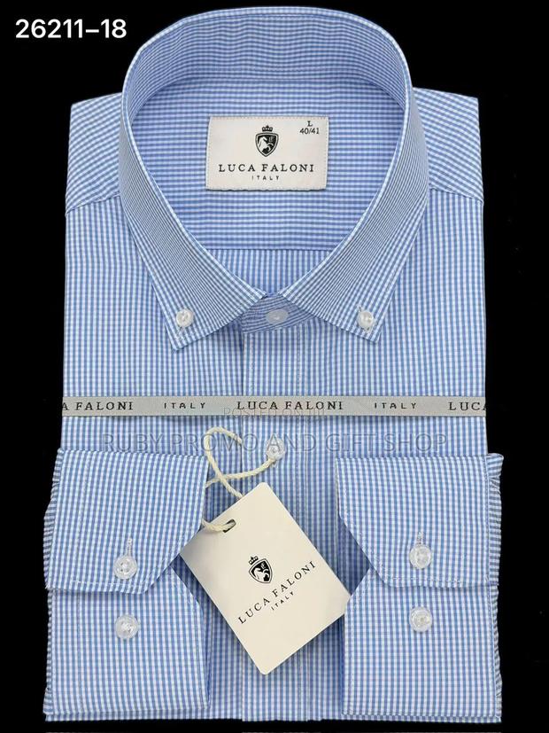 Men's Official Checked Long Sleeved Shirts - thumbnail 2