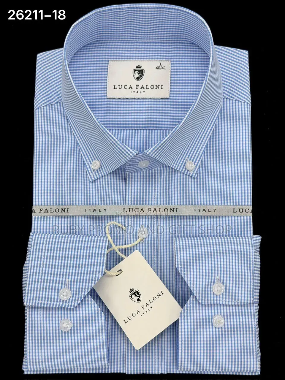Men's Official Checked Long Sleeved Shirts