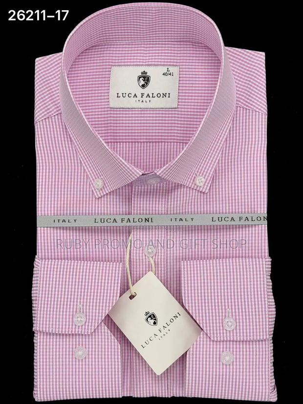 Men's Official Checked Long Sleeved Shirts - thumbnail 3