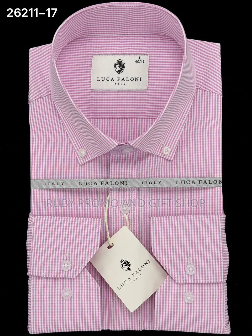 Men's Official Checked Long Sleeved Shirts
