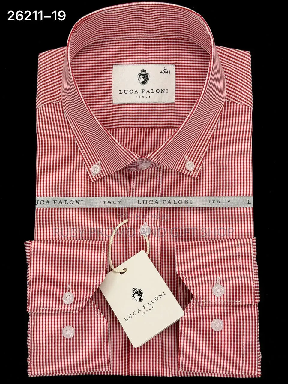 Men's Official Checked Long Sleeved Shirts