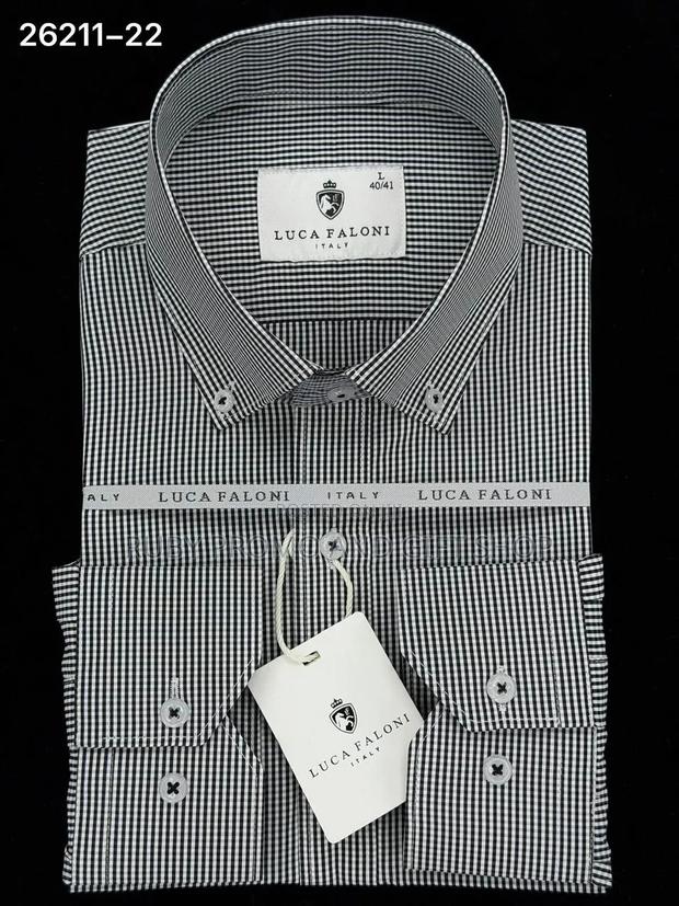 Men's Official Checked Long Sleeved Shirts - thumbnail 5