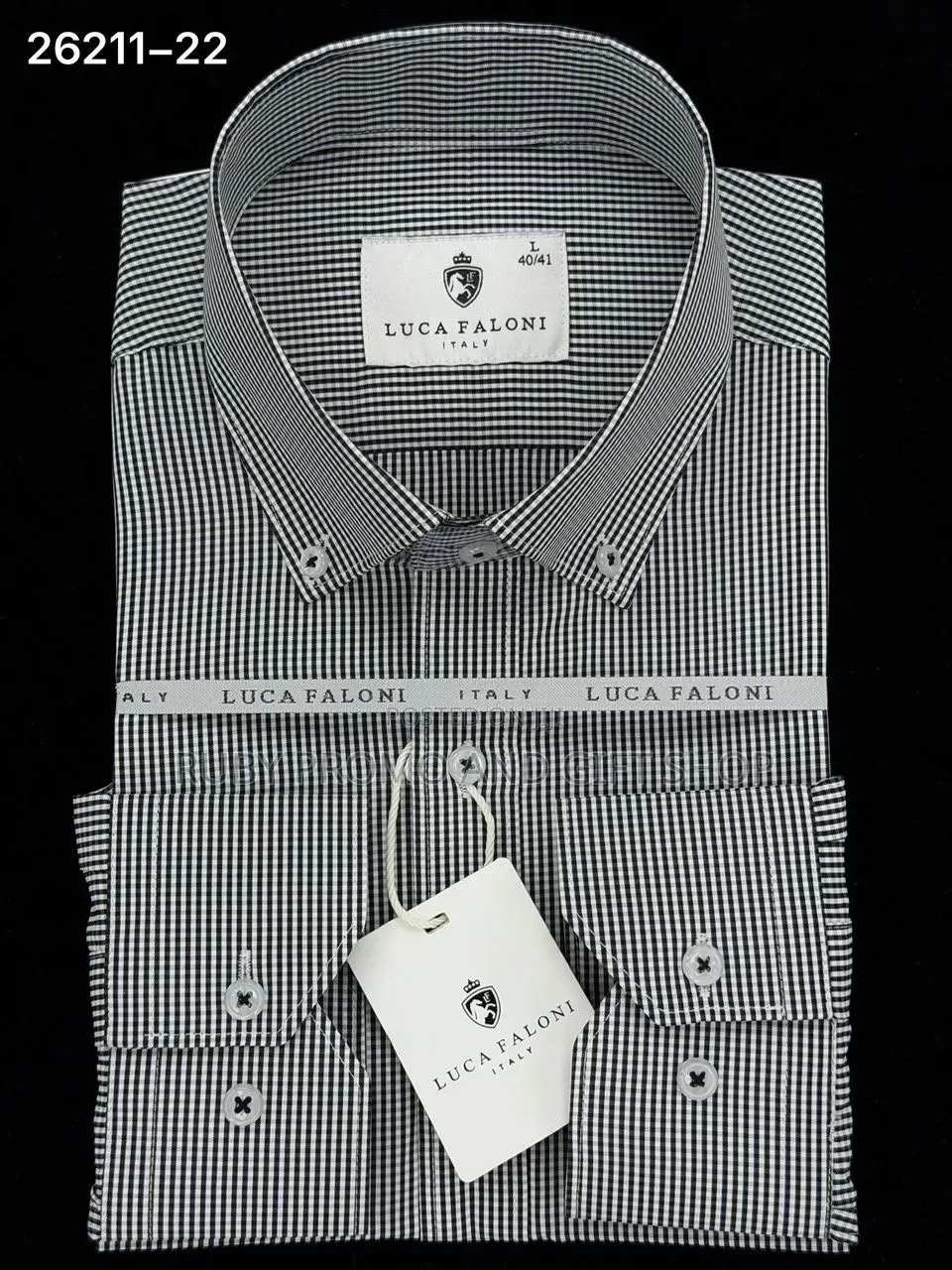 Men's Official Checked Long Sleeved Shirts