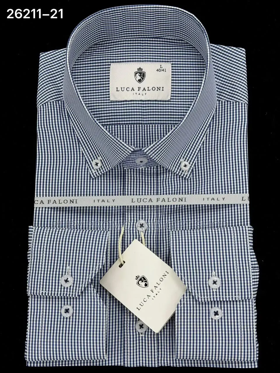 Men's Official Checked Long Sleeved Shirts