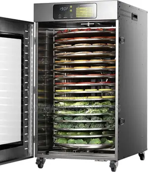 Food Dehydrator-Rotating 16 Trays Food Drier