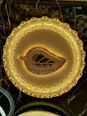 Gold-Leaf LED Ceiling Light