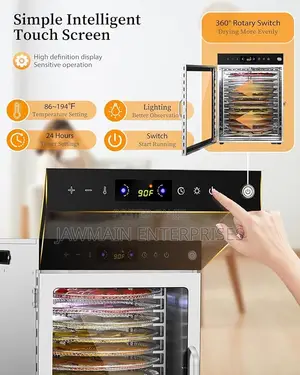 Food Dehydrator-Rotating 16 Trays Food Drier